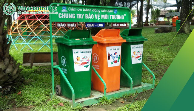 Phân loại rác thải thành rác hữu cơ, rác tái chế và rác vô cơ tại nguồn