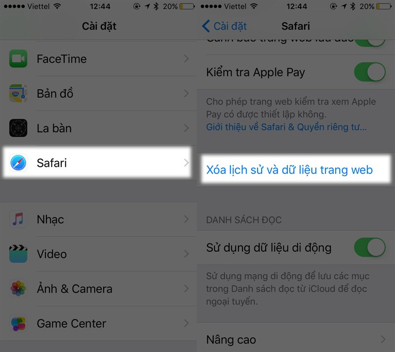 Quản lý ứng dụng để giải phóng không gian lưu trữ điện thoại