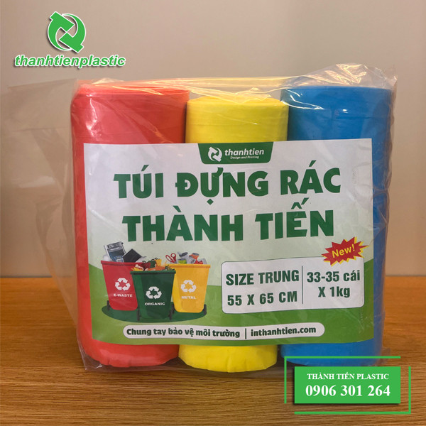 Quy trình sản xuất, in ấn và đóng gói túi đựng rác 3 màu chuyên nghiệp