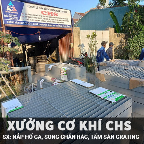 Quy trình sản xuất lưới chắn rác tại xưởng cơ khí CHS