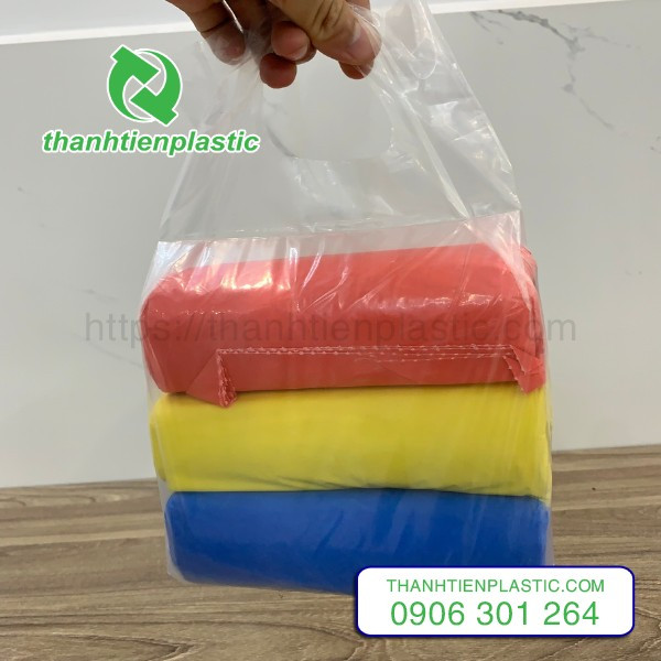 Quy trình sản xuất túi rác cuộn 3 màu tại xưởng đảm bảo chất lượng và giá cạnh tranh