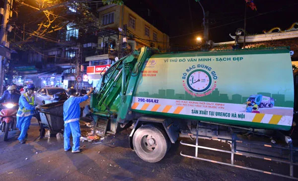 Quy trình và định mức thu gom rác thải sinh hoạt được Hà Nội ban hành nhằm nâng cao hiệu quả quản lý chất thải.