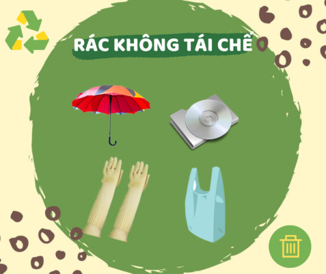 Rác không tái chế cần được giảm thiểu triệt để