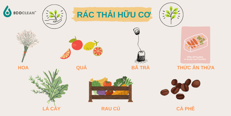 Rác thải hữu cơ dễ phân hủy thành phân bón cho cây trồng