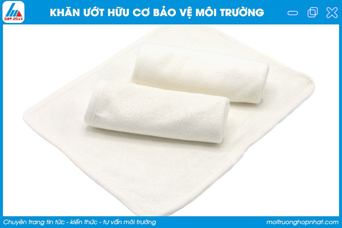 Sản phẩm khăn ướt hữu cơ thân thiện, một trong các ý tưởng sáng tạo bảo vệ môi trường