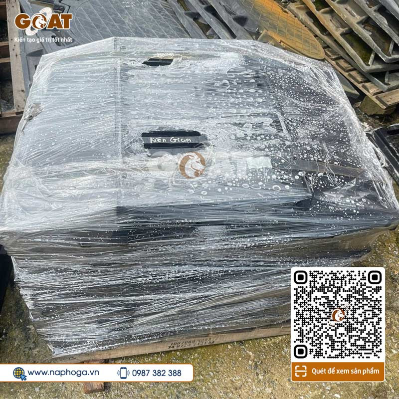 Song chắn rác 960x530 gang cầu được đóng gói