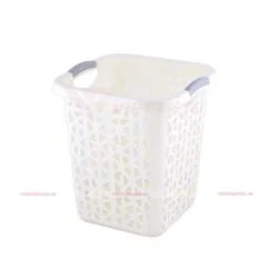 Sọt rác vuông lớn trắng