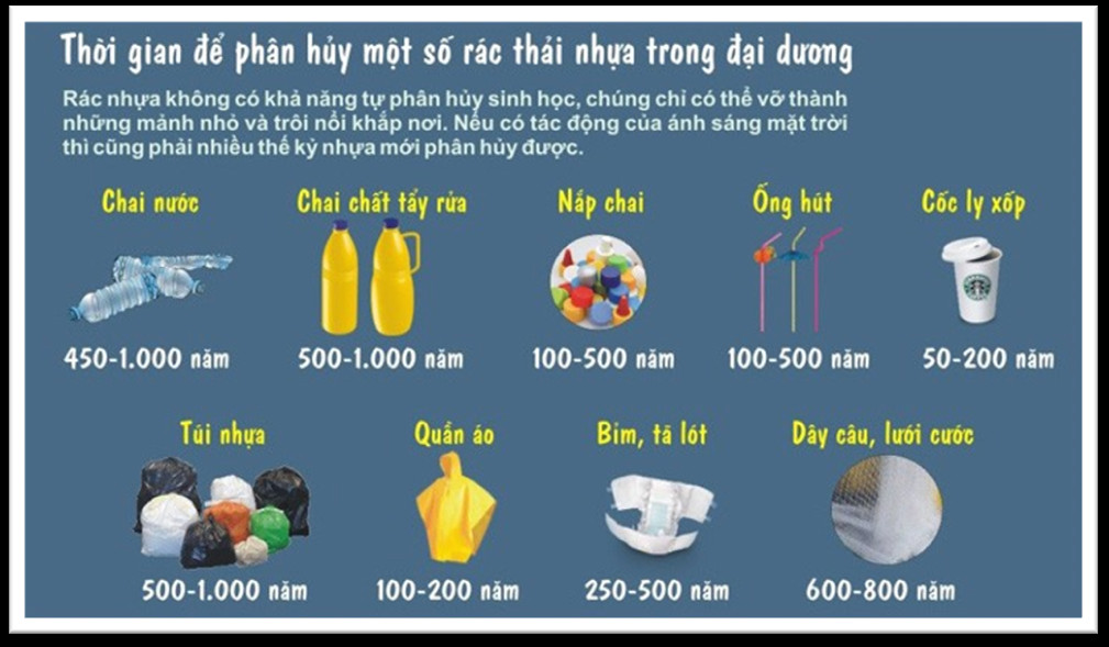 Tác hại rác thải nhựa đến môi trường