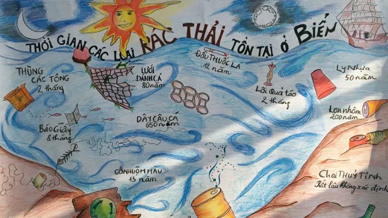 Tác phẩm nghệ thuật kêu gọi cộng đồng hành động để bảo vệ các loài động vật biển khỏi nhựa