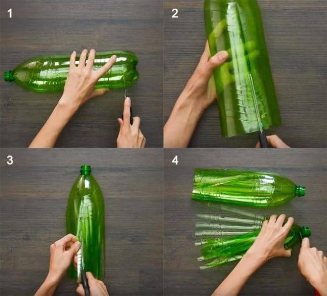 Tái chế đồ nhựa làm chổi quét nhà