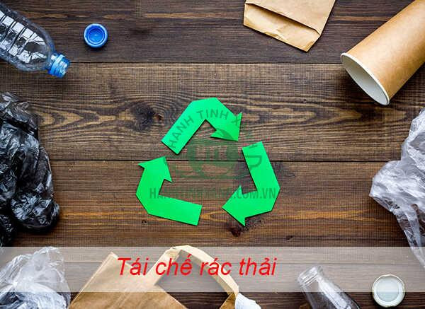 Tái chế rác thải nhựa, giấy và kim loại thành sản phẩm mới