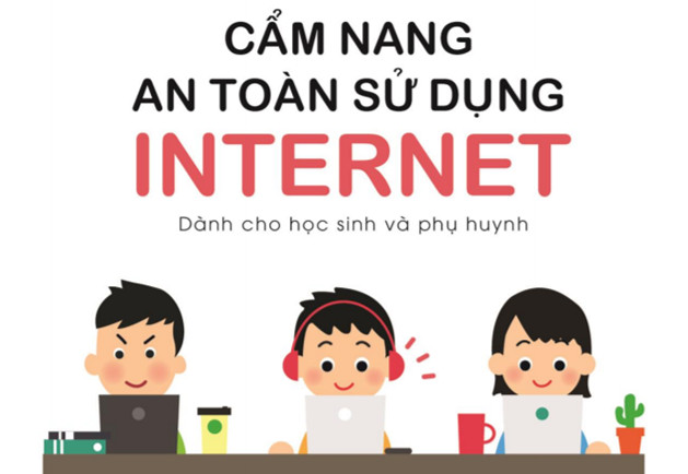 Tài liệu cẩm nang an toàn sử dụng Internet, với hình ảnh minh họa sống động, có thể là nguồn cảm hứng cho việc tạo ra các tài liệu về bảo vệ môi trường thân thiện và dễ tiếp cận.