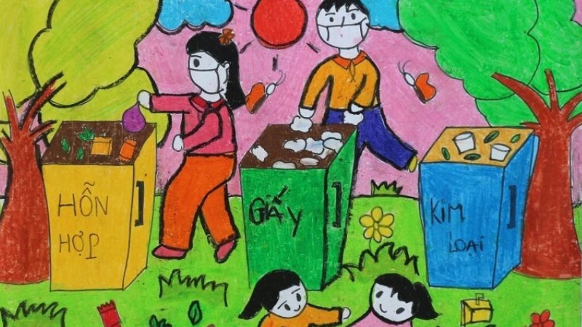 Tải Tranh vẽ bảo vệ môi trường đẹp