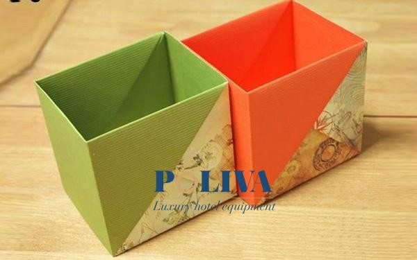 Thành phẩm thùng rác mini xinh xắn