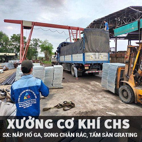Thiết bị chuyên dụng sản xuất lưới chắn rác composite và gang