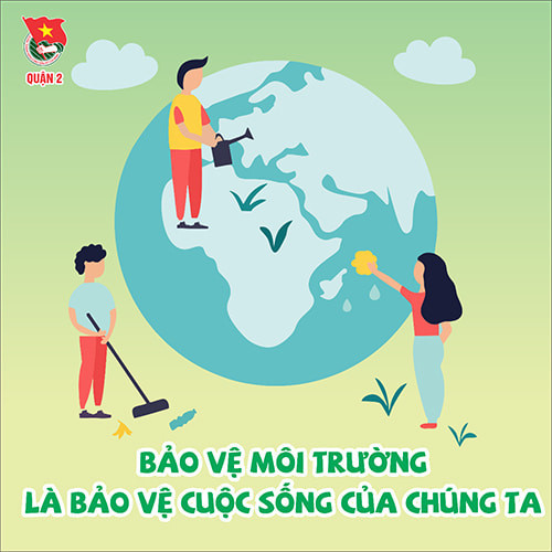 Thiết kế áp phích bảo vệ môi trường đơn giản kêu gọi hành động