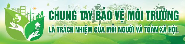 Thiết kế băng rôn bảo vệ môi trường với thông điệp giảm thiểu rác thải nhựa