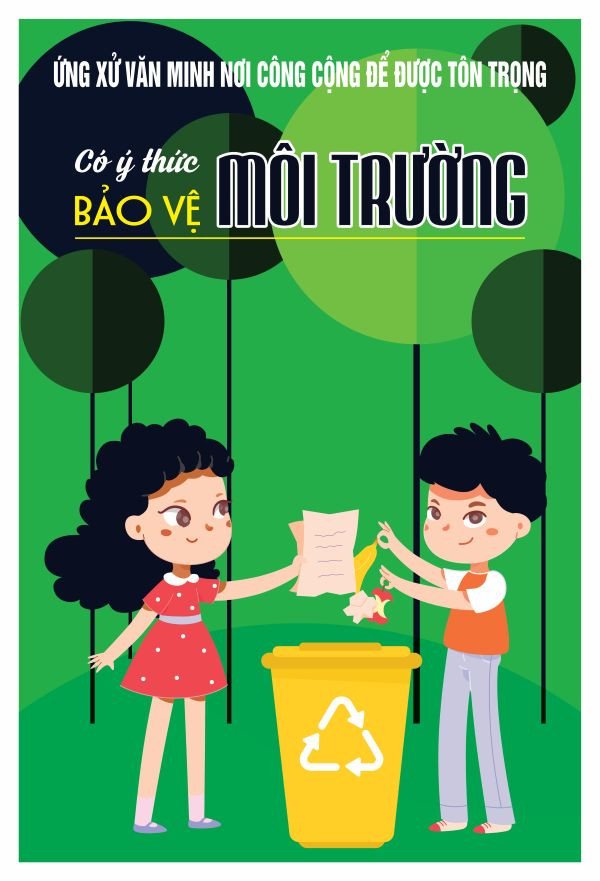 Thiết kế bảo vệ môi trường poster ấn tượng với hình ảnh lá xanh bao bọc Trái Đất, biểu tượng cho sự sống và hy vọng, khuyến khích hành động xanh
