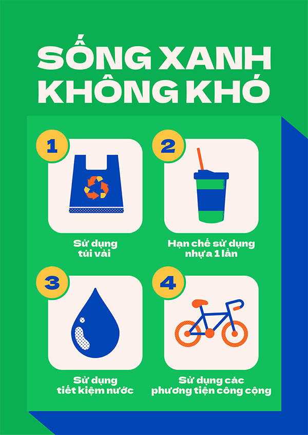 Thiết kế bảo vệ môi trường poster minh họa tác động của biến đổi khí hậu với hình ảnh Trái Đất tan chảy như một que kem, thúc giục tiết kiệm năng lượng