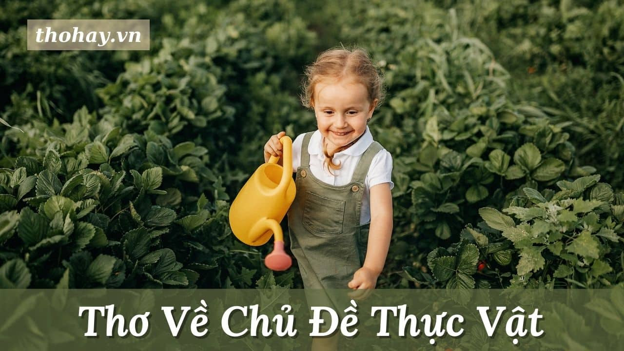 Thơ về chủ đề thực vật khuyến khích tình yêu thiên nhiên từ nhỏ