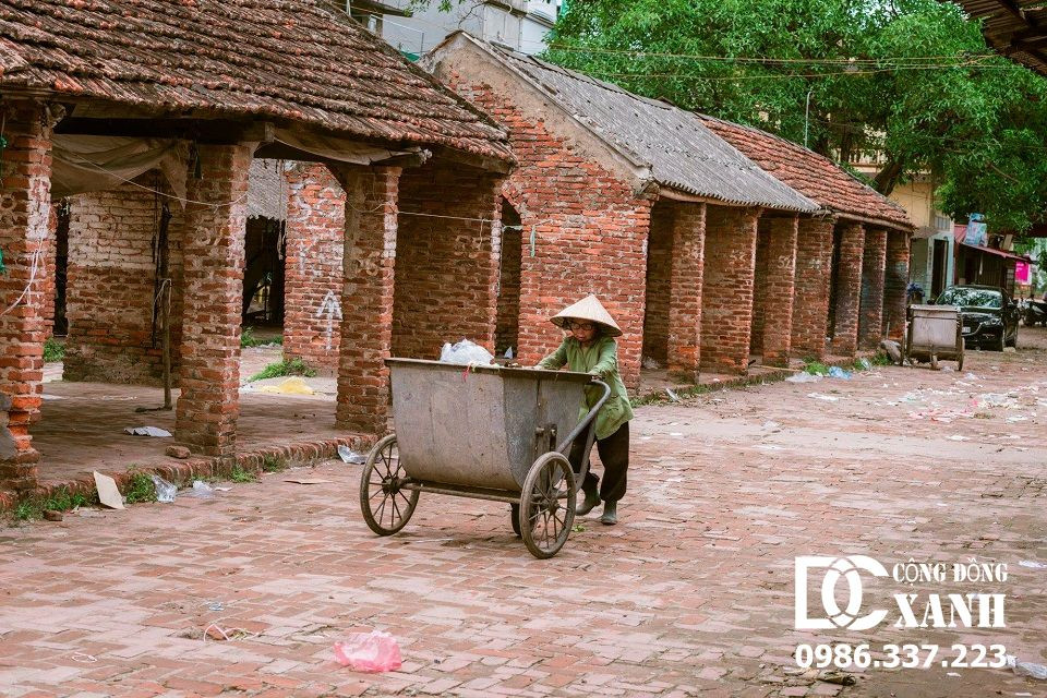 thu gom rác ở nông thôn