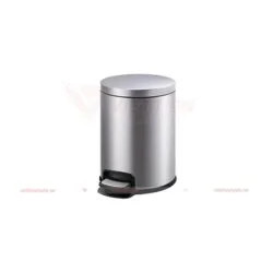 Thùng rác cao cấp inox tròn đạp chân 5 lít tiện lợi