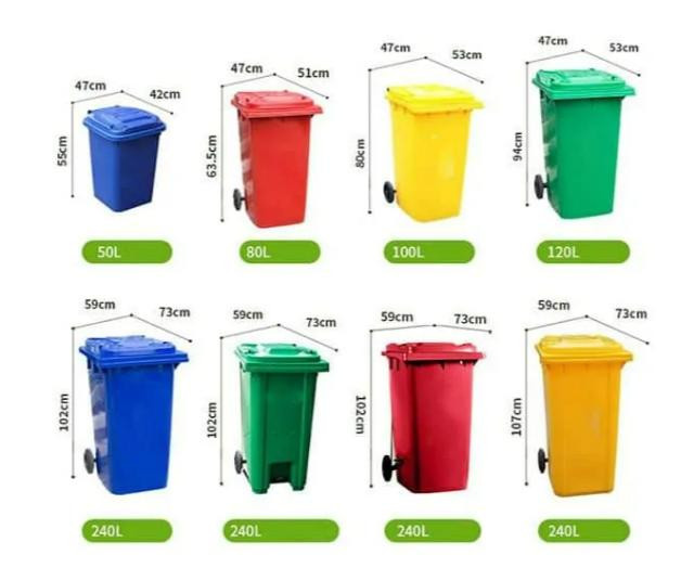 Thùng rác công cộng với nhiều kích thước khác nhau để phù hợp với từng nhu cầu