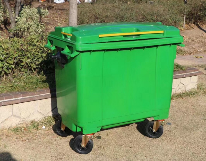 Thùng rác công nghiệp 660L, giải pháp hiệu quả cho các khu vực công cộng và nhà máy sản xuất.