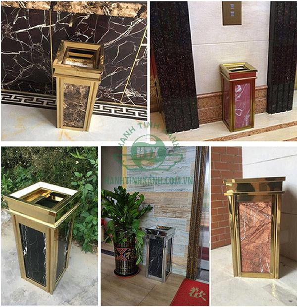 Thùng rác đẹp trong nhà mang tính trang trí cao, làm điểm nhấn cho không gian nhưng cần cân nhắc phong cách nội thất