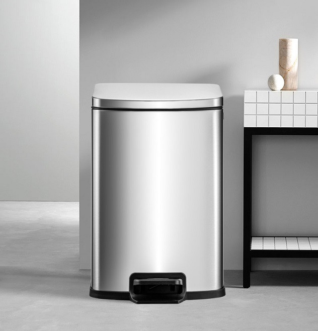 Thùng rác inox 20 lít thiết kế sang trọng, nâng tầm không gian sống và làm việc
