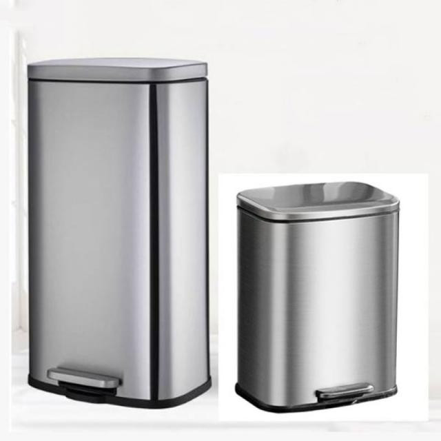 Thùng rác inox đạp chân 30L