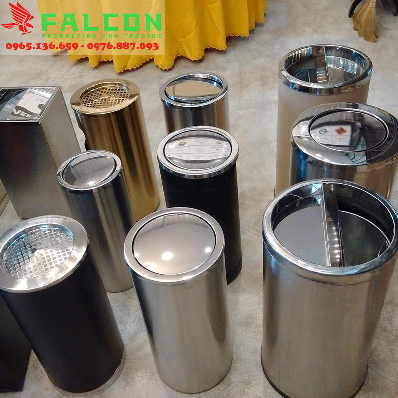 Thùng rác inox khách sạn