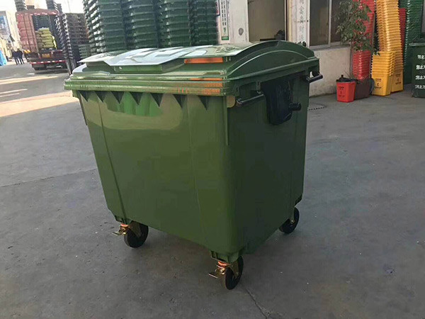 Thùng rác nhựa 1100 lít công nghiệp HDPE tối ưu cho thu gom rác thải lớn