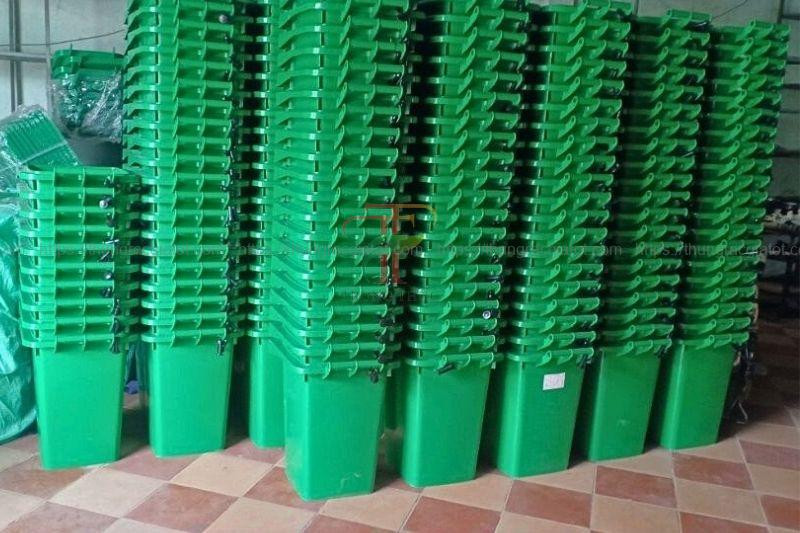 Thùng rác nhựa 60 lít tại Đà Nẵng phục vụ phân loại rác thải sinh hoạt