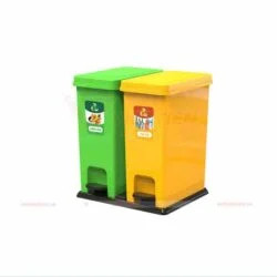 Thùng rác phân loại 2 ngăn giúp tối ưu quản lý rác từ nguồn
