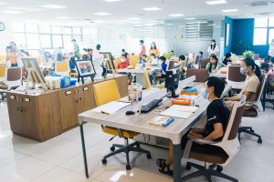 Toàn cảnh không khí sôi động của ngày hội sáng tạo