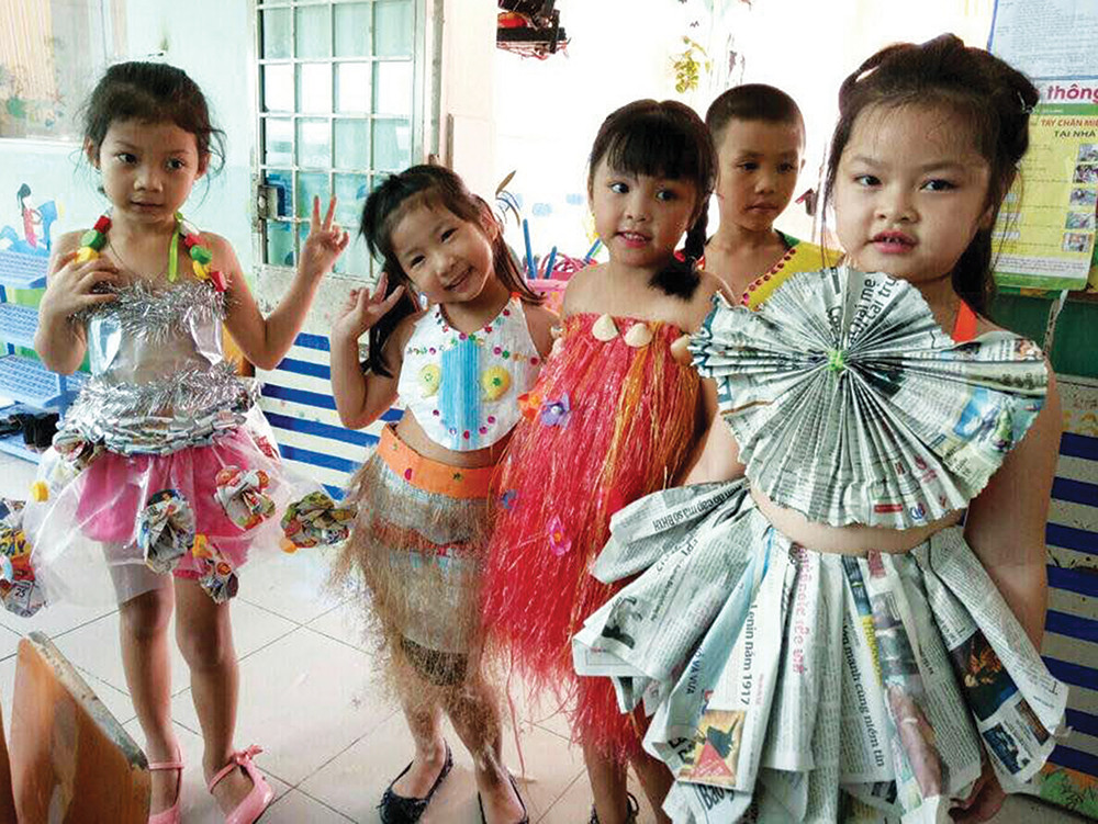 trang phục bảo vệ môi trường tái chế