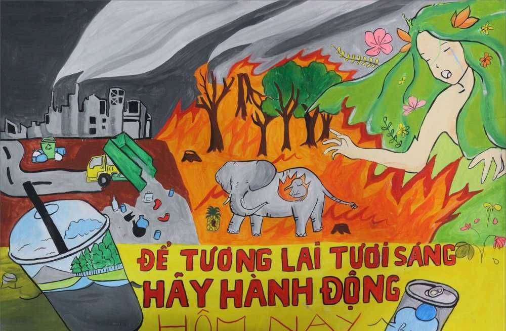 Tranh bảo vệ thiên nhiên