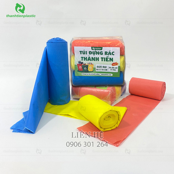Túi đựng rác 3 màu cao cấp, giao hàng tận nơi tại Hà Nội và TPHCM