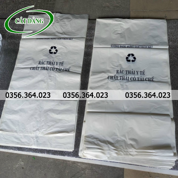 Túi đựng rác có logo tái chế