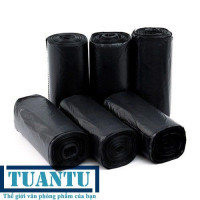 Túi đựng rác đen cỡ lớn, cuộn túi nilon bền chắc