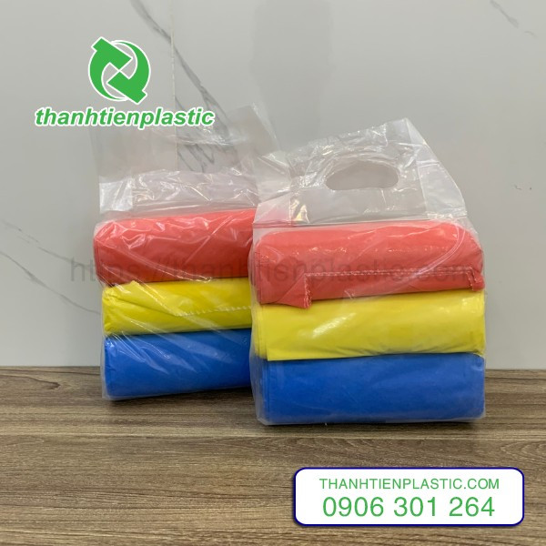 Túi đựng rác nhiều màu được sử dụng phổ biến trong các hộ gia đình Việt