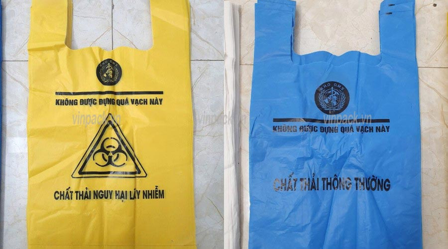 Túi đựng rác thải y tế được in ấn theo quy chuẩn tại Vinpack