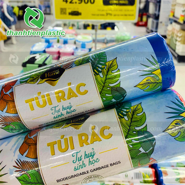 Túi đựng rác tự hủy sinh học mang thương hiệu Vinmart