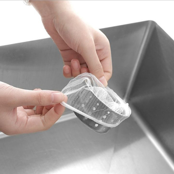 túi lọc rác bồn rửa bát giúp giảm dầu mỡ vào đường ống
