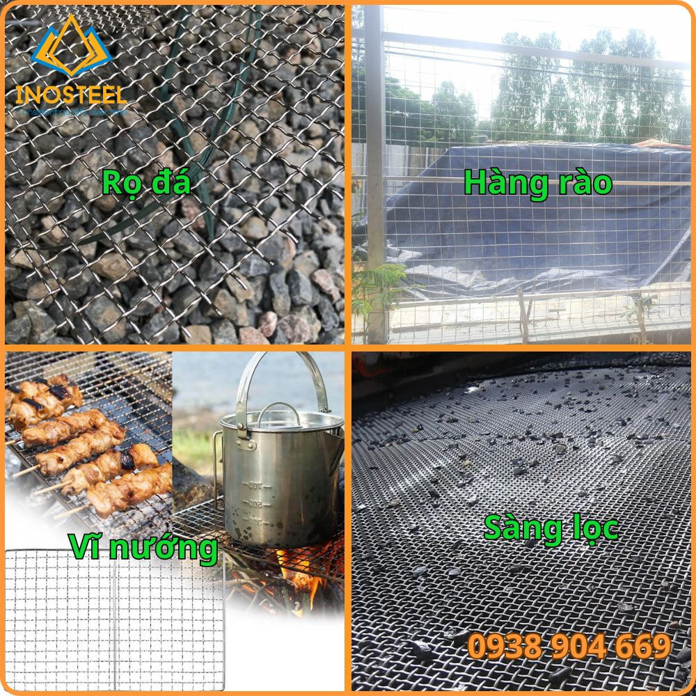 Ứng dụng lưới chắn rác inox 304 đa dạng trong đời sống và công nghiệp