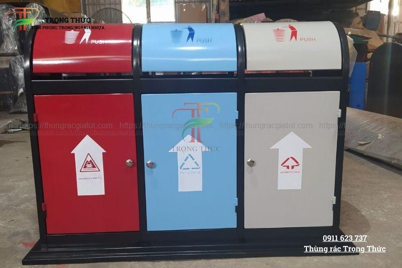 Ưu điểm vượt trội của thùng rác inox