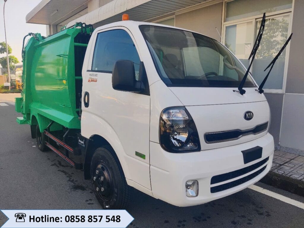xe cuốn ép rác Thaco