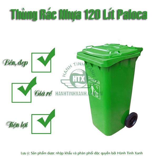 Yếu tố ảnh hưởng đến giá thùng rác 120 lít trên thị trường